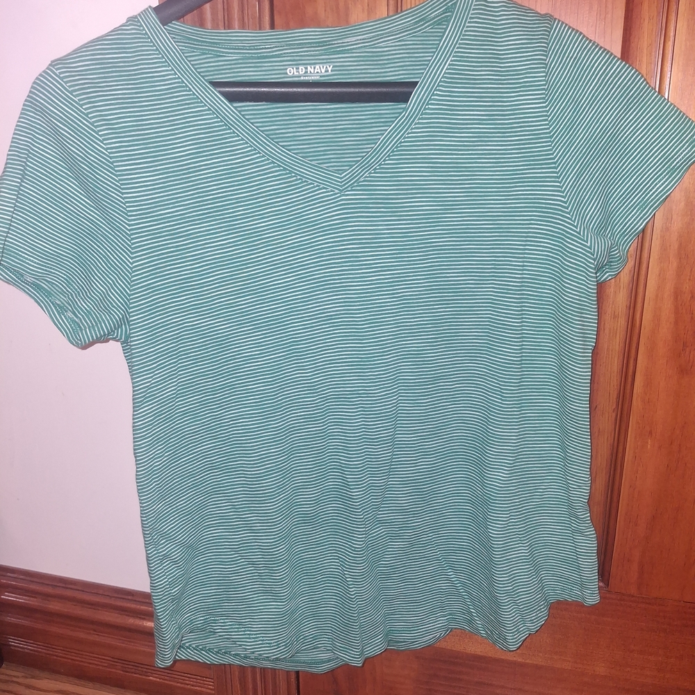 Old Navy Green Short Sleeve Tee